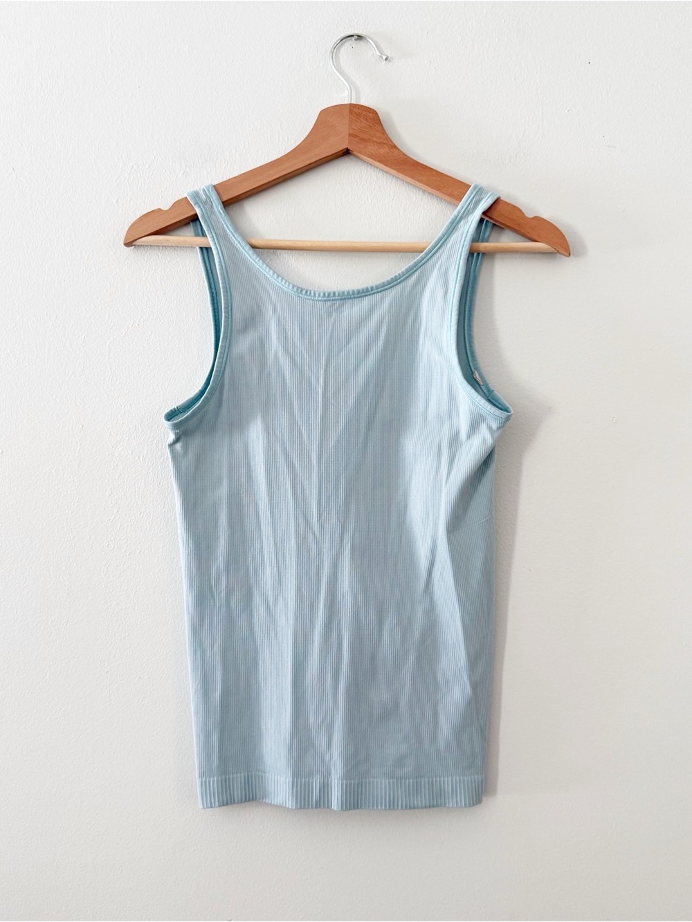 lululemon athletica Light Blue Ribbed Tank